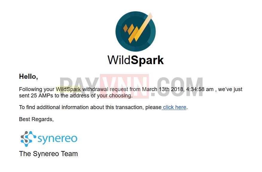Rut tien tu WildSpark