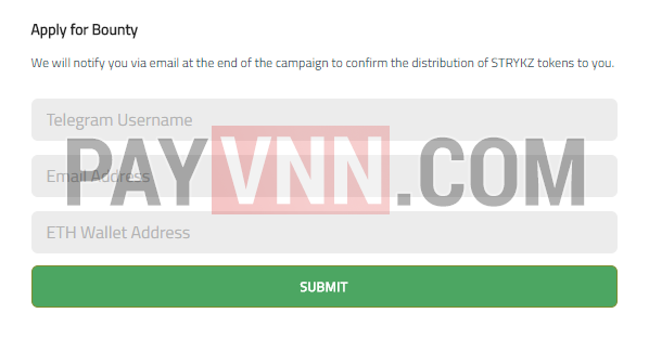 Điền vào form và nhan Submit