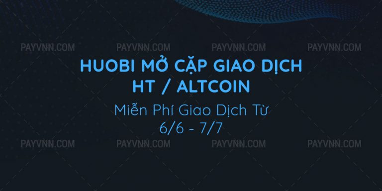 Huobi Pro Mở Cặp Giao Dịch Giữa Huobi Token và Altcoin