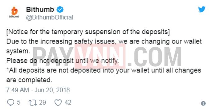 San Bithumb bị hack