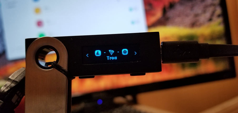 Ledger store TRX