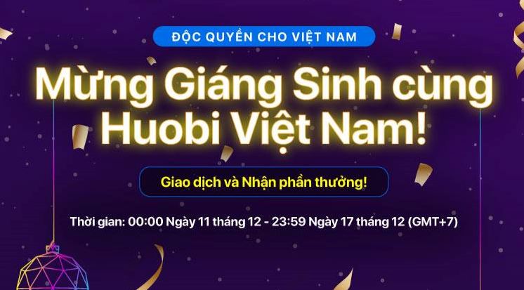 Đón Giáng Sinh Cùng Phần Quà Từ Huobi Vietnam